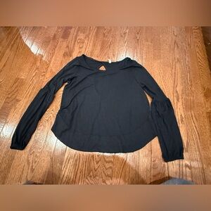 Free people Black Women's Top- flare at elbows
Size m